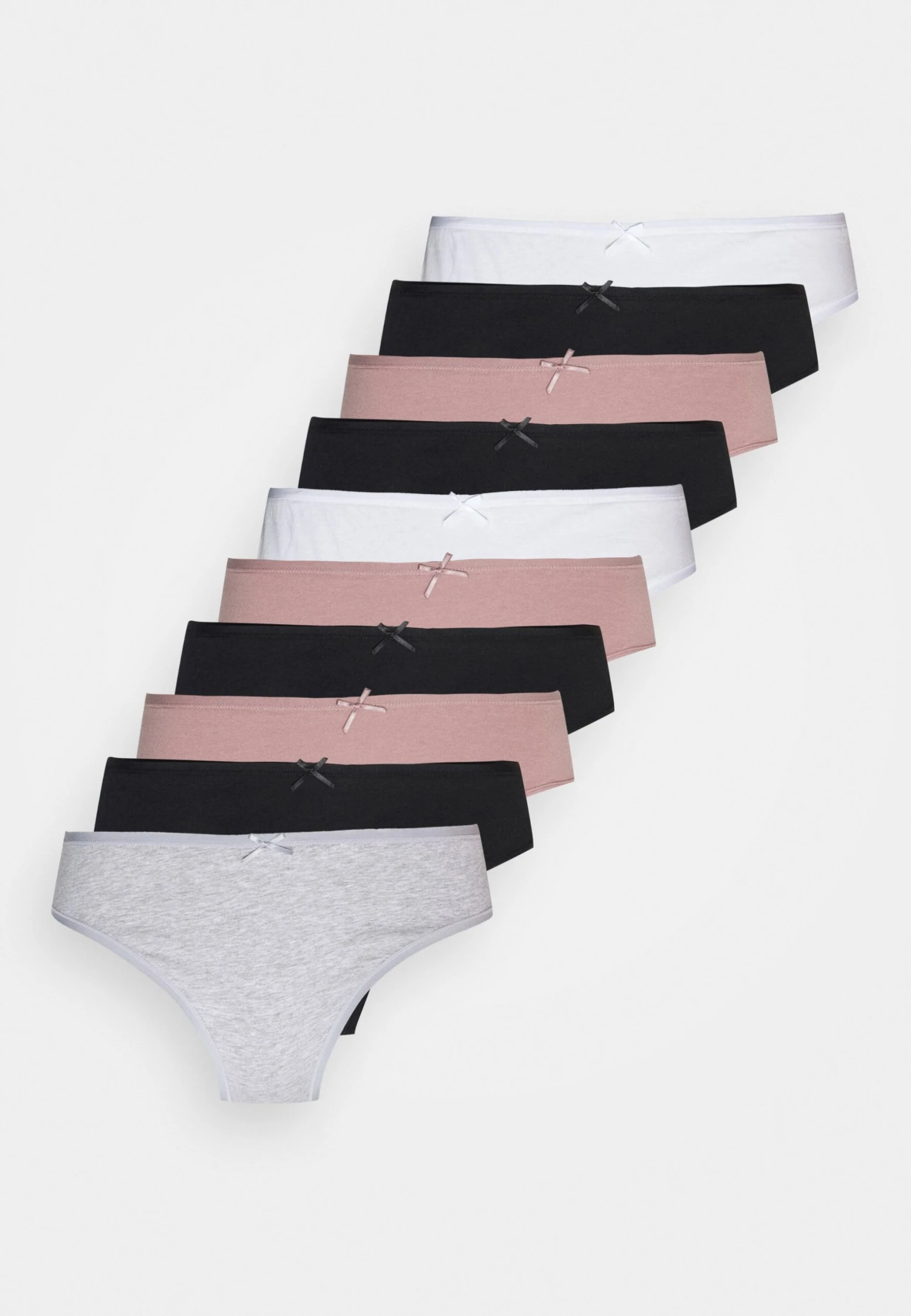 Anna Field Shannon 10 Pack Brief - Slip - Pink/Grey 3 Anna Field Shannon 10 Pack Brief - Slip - Pink/Grey