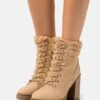 Anna Field Leather - Bottines À Lacets - Beige -Mode Soldes 15dddc56386e4f3282bc12dfa9e3f33d