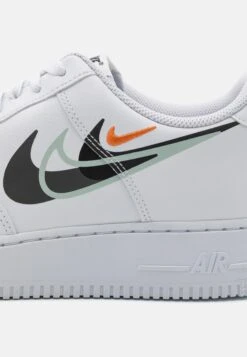 Nike Sportswear Air Force 1 Unisex - Baskets Basses - White/Ash/Black/Light Silver/Bright Mandarin -Mode Soldes 17ad6f7df7834e36b0bca71b69d8198e