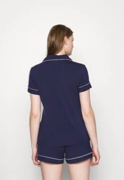 Anna Field Button Through Pj Set - Pyjama - Blue/White -Mode Soldes 1ad8c0bfd79e4306923630834c916023