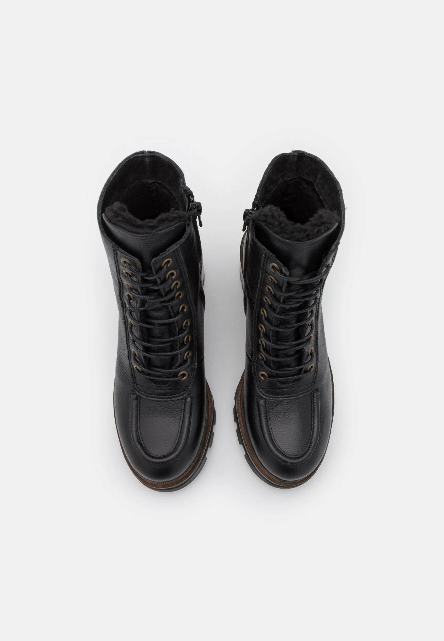 Anna Field Leather Winter Bootie - Bottes De Neige - Black 8 Anna Field Leather Winter Bootie - Bottes De Neige - Black - Image 6