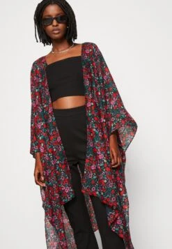 Even&Odd Floral - Veste Légère - Red -Mode Soldes 352430b06d554cd7b2369f1eeefda106