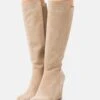 Anna Field Leather - Bottes Compensées - Beige -Mode Soldes 4002c1c6642e4ae382b206acdb761c4c