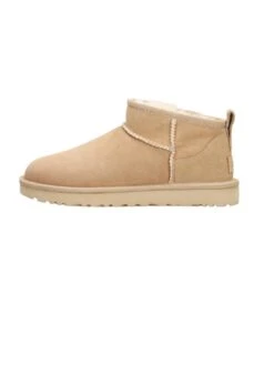 Nouvelles Arrivées 17 Ugg Classic Ultra Mini - Boots À Talons - Sand