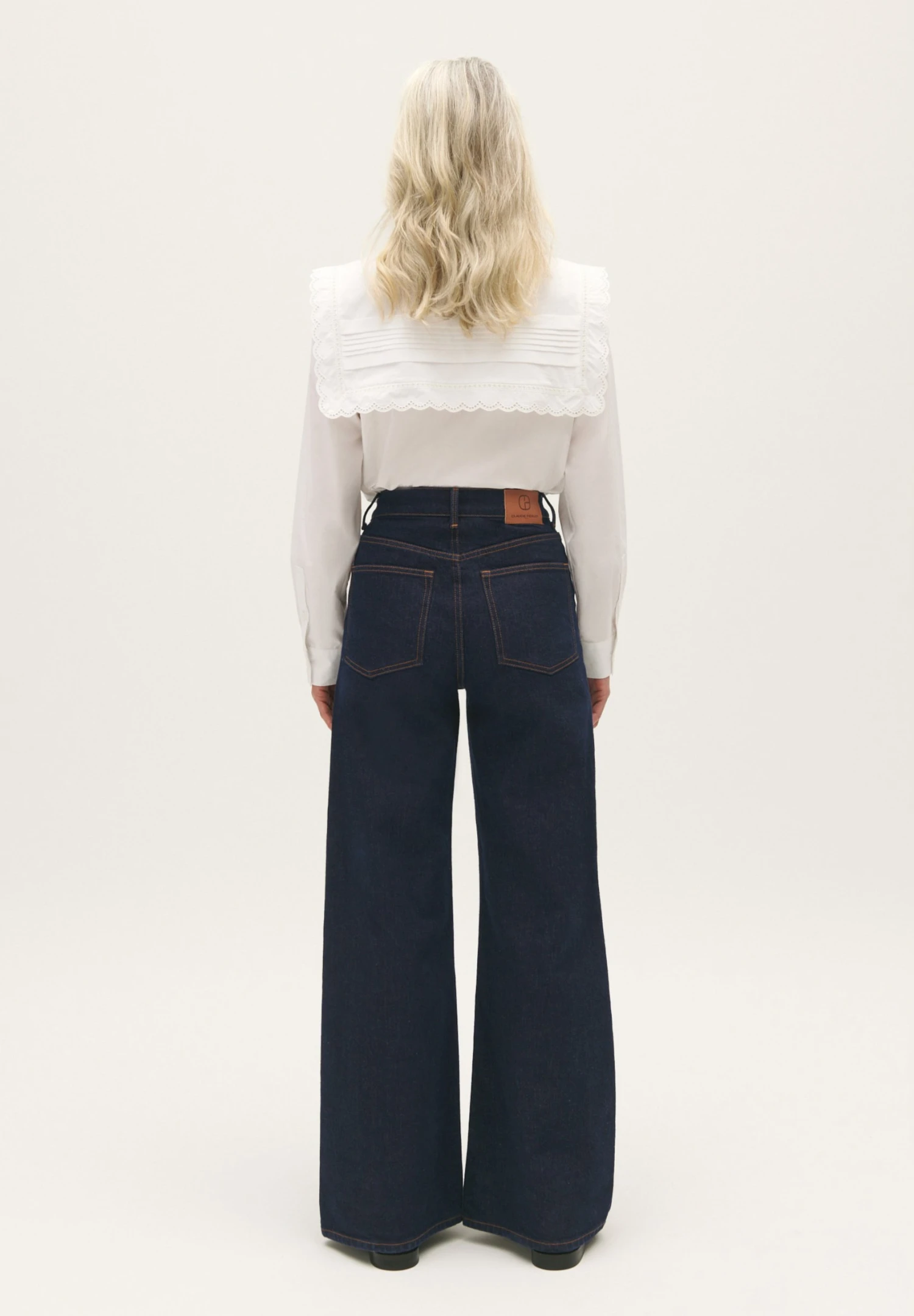 CLAUDIE PIERLOT Pandore - Jean Flare - Denim Brut 5 CLAUDIE PIERLOT Pandore - Jean Flare - Denim Brut - Image 3