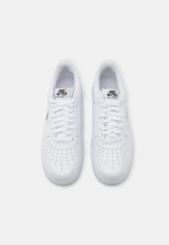 Nike Sportswear Air Force 1 Unisex - Baskets Basses - White/Ash/Black/Light Silver/Bright Mandarin -Mode Soldes 468665d96b464c3b87297be18d32dc71