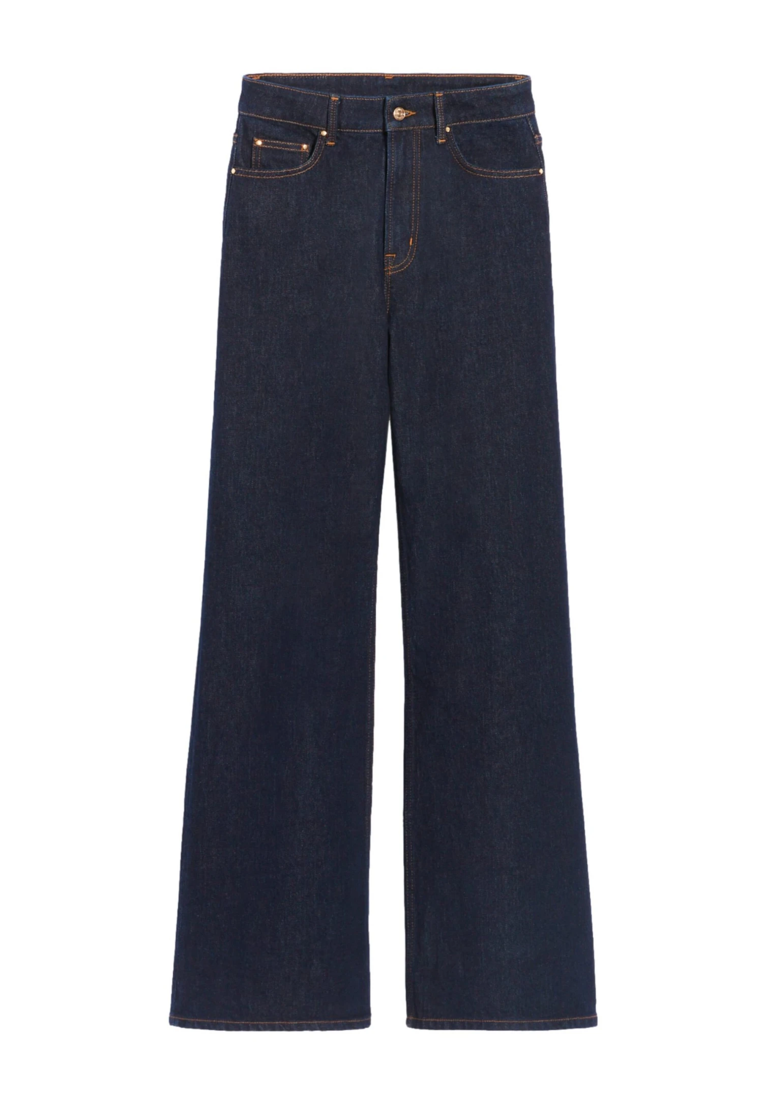 CLAUDIE PIERLOT Pandore - Jean Flare - Denim Brut 7 CLAUDIE PIERLOT Pandore - Jean Flare - Denim Brut - Image 5