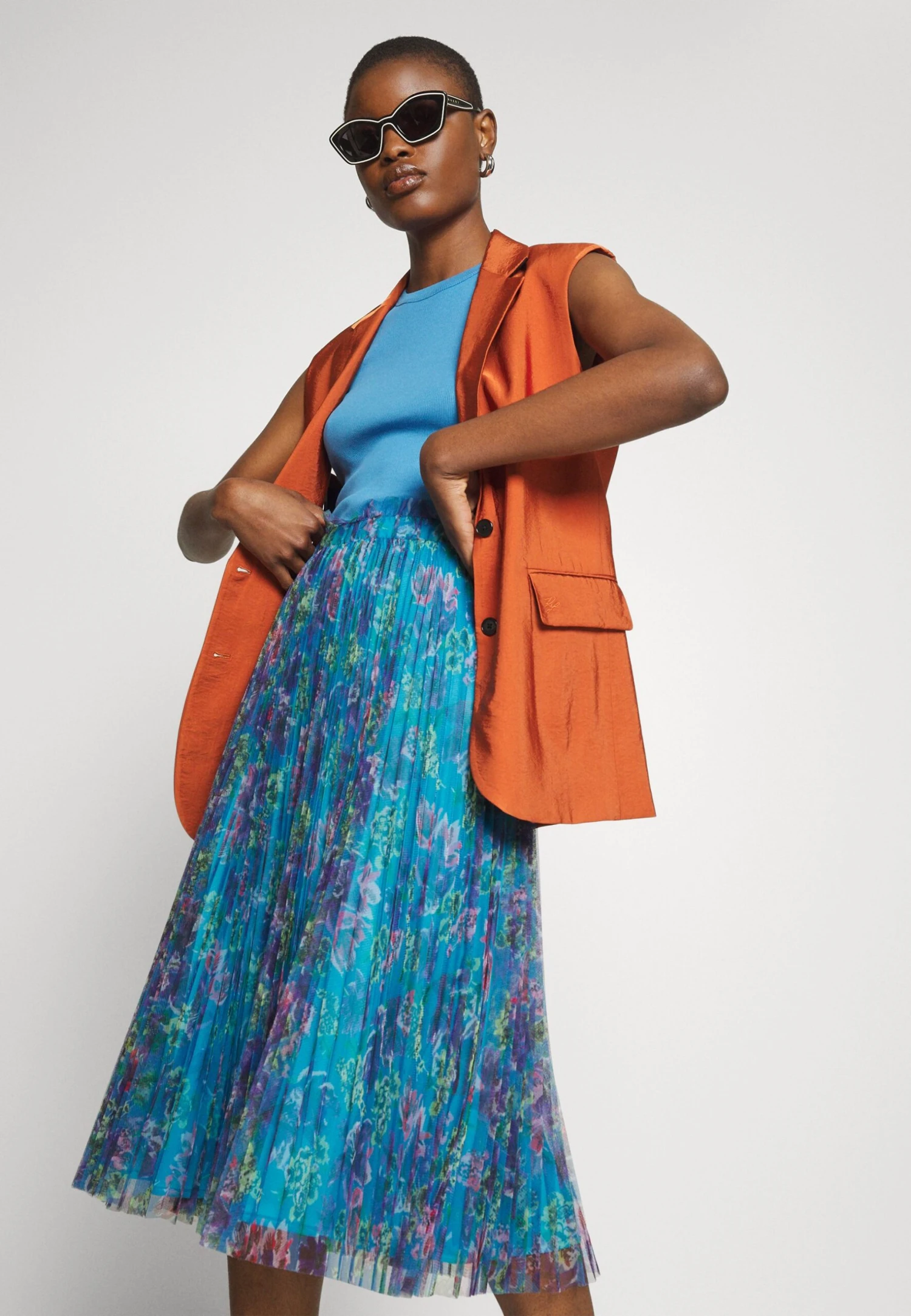 MAX & Co. Cicala - Jupe Plissée - Light Blue 6 MAX & Co. Cicala - Jupe Plissée - Light Blue - Image 4