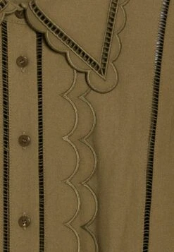 CLAUDIE PIERLOT Respect - Robe Chemise - Lichen -Mode Soldes 5ec3e15fa13442d3b3583ad99043017c