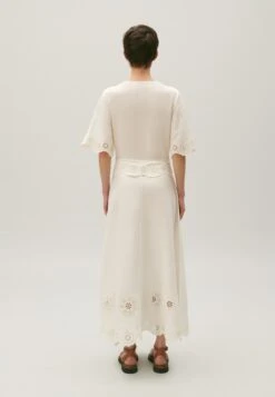 CLAUDIE PIERLOT Radeau - Robe Longue - Ecru -Mode Soldes 769117739f79425ca6425e7ec9826698
