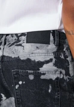 YOURTURN Unisex Moonwash Unisex - Jean Boyfriend - Black -Mode Soldes 925b94312119488db48a97695399738c