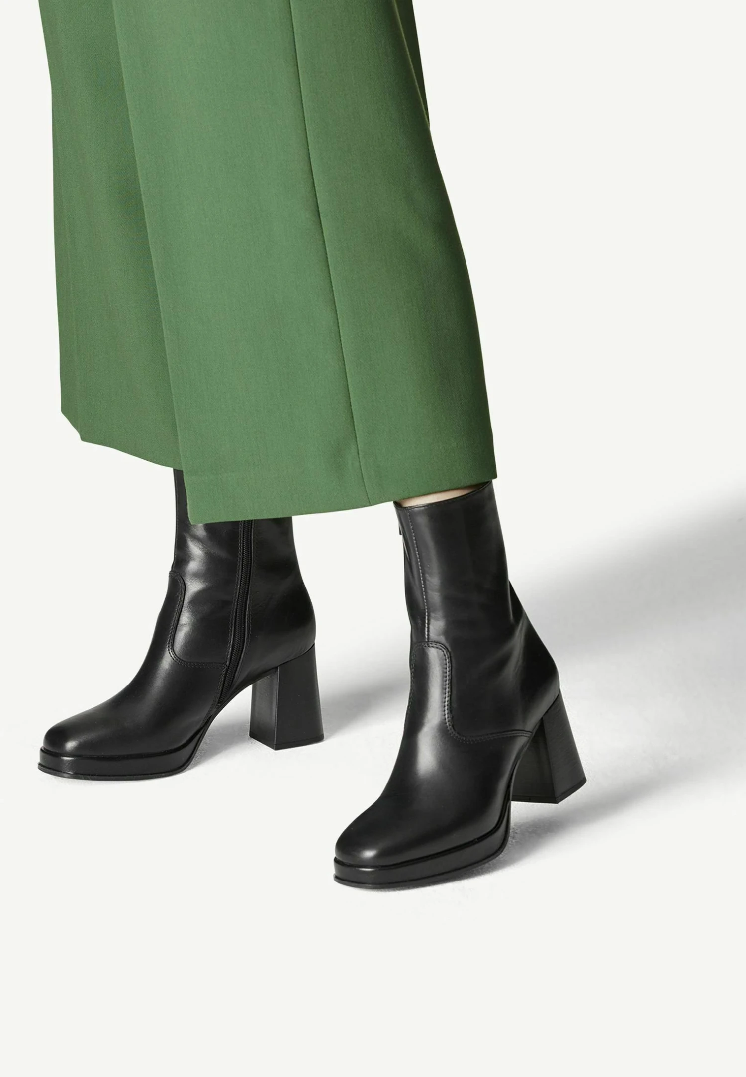 Tamaris Bottines À Talons Hauts - Black Leather 3 Tamaris Bottines À Talons Hauts - Black Leather