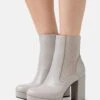 Bottines À Plateau - Grey -Mode Soldes 9dc398d3901a4a06b87a32f414db96ee