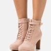 Bottines À Lacets - Light Pink -Mode Soldes ae24a3aa17a14e2b8b3a060160935e11
