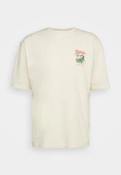 YOURTURN Crocodile Florida Graphic Tee Unisex - T-Shirt Imprimé - Beige -Mode Soldes b198d671e565489ea5d4e3807bddb05c