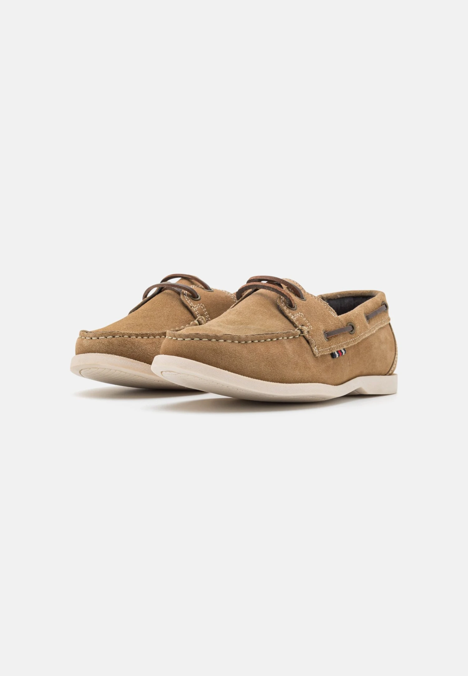 Pier One Leather Unisex - Chaussures Bateau - Beige 4 Pier One Leather Unisex - Chaussures Bateau - Beige - Image 2