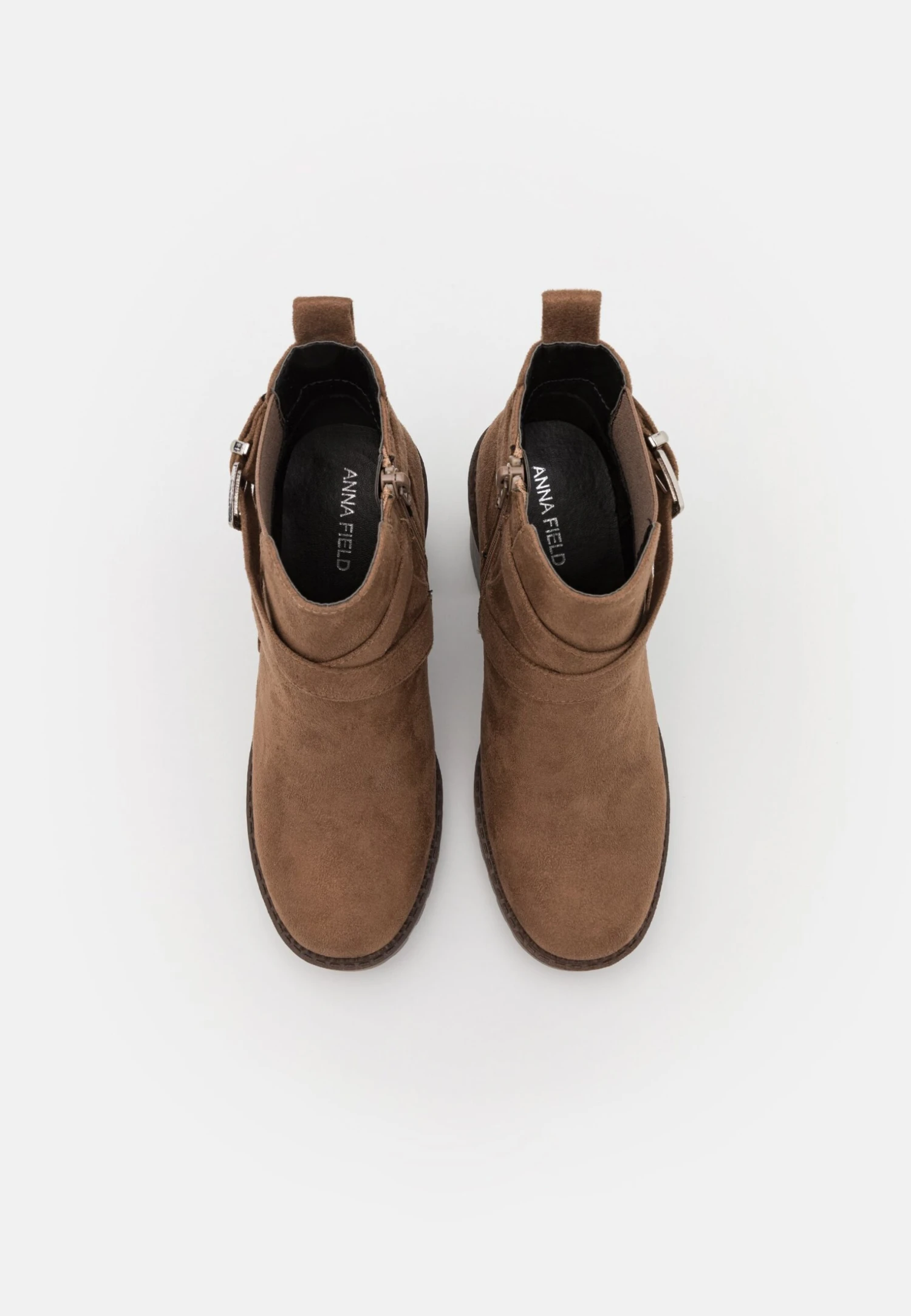 Bottines À Talons Hauts - Taupe 8 Bottines À Talons Hauts - Taupe - Image 6