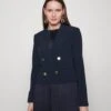 MICHAEL Michael Kors Fitted Db Crop Blazer - Blazer - Midnightblue -Mode Soldes c305c8bd6f504c969422b6d2098aef89
