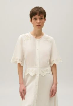 CLAUDIE PIERLOT Radeau - Robe Longue - Ecru -Mode Soldes cdeff508a9084d9d82a9d0c616ba0ea0