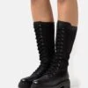 Anna Field Leather - Bottes À Lacets - Black -Mode Soldes d617776bb674487b9d20408ab0219366