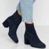 Anna Field Leather - Bottines - Dark Blue -Mode Soldes e191333d37414872a3a74c83ff951272