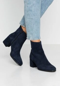 Anna Field Leather - Bottines - Dark Blue